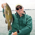 Great Lakes Bass Fishing Guide Service on Lake St. Clair Smallmouth in Michigan.